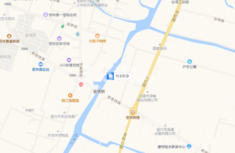 怡东花园交通图 