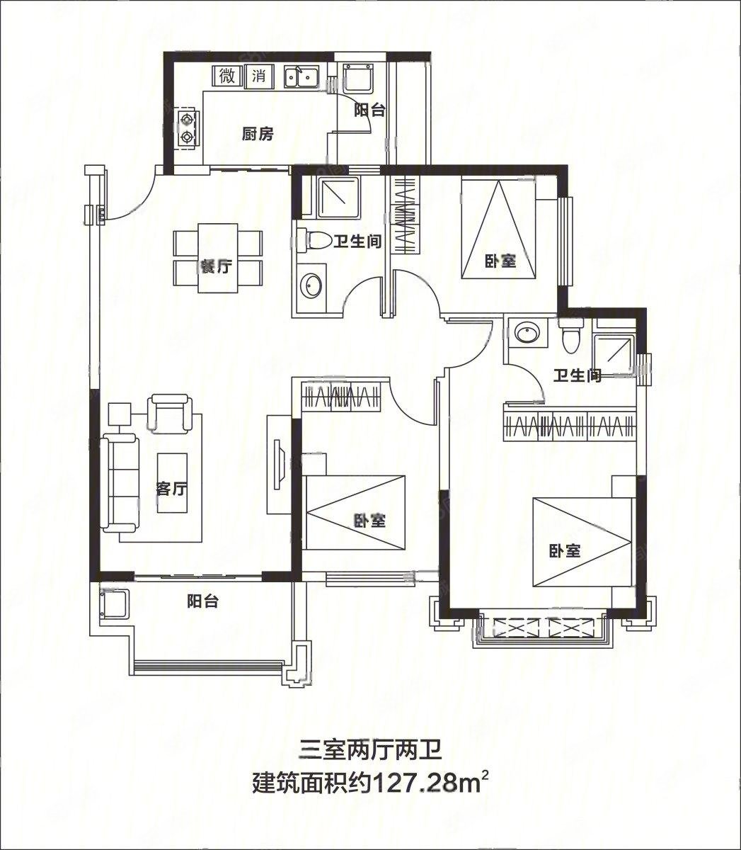 宜滨新村4送5 中装4室2厅 设施齐全 一口价76万看房方便