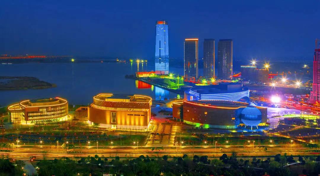 宜兴东氿城市夜景
